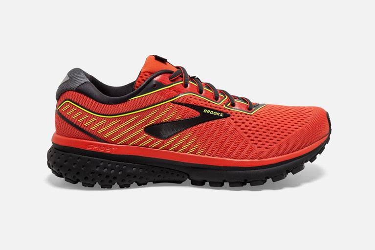 Brooks Ghost 12 Mens Road Running Shoes - Red - Indonesia (IAKD-31528)